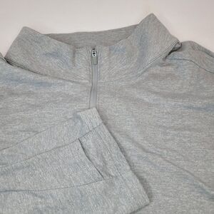 Ladies 3XL Gray Russell Athletic Lightweight Performance 1/4 Zip Outerwear‎ Top
